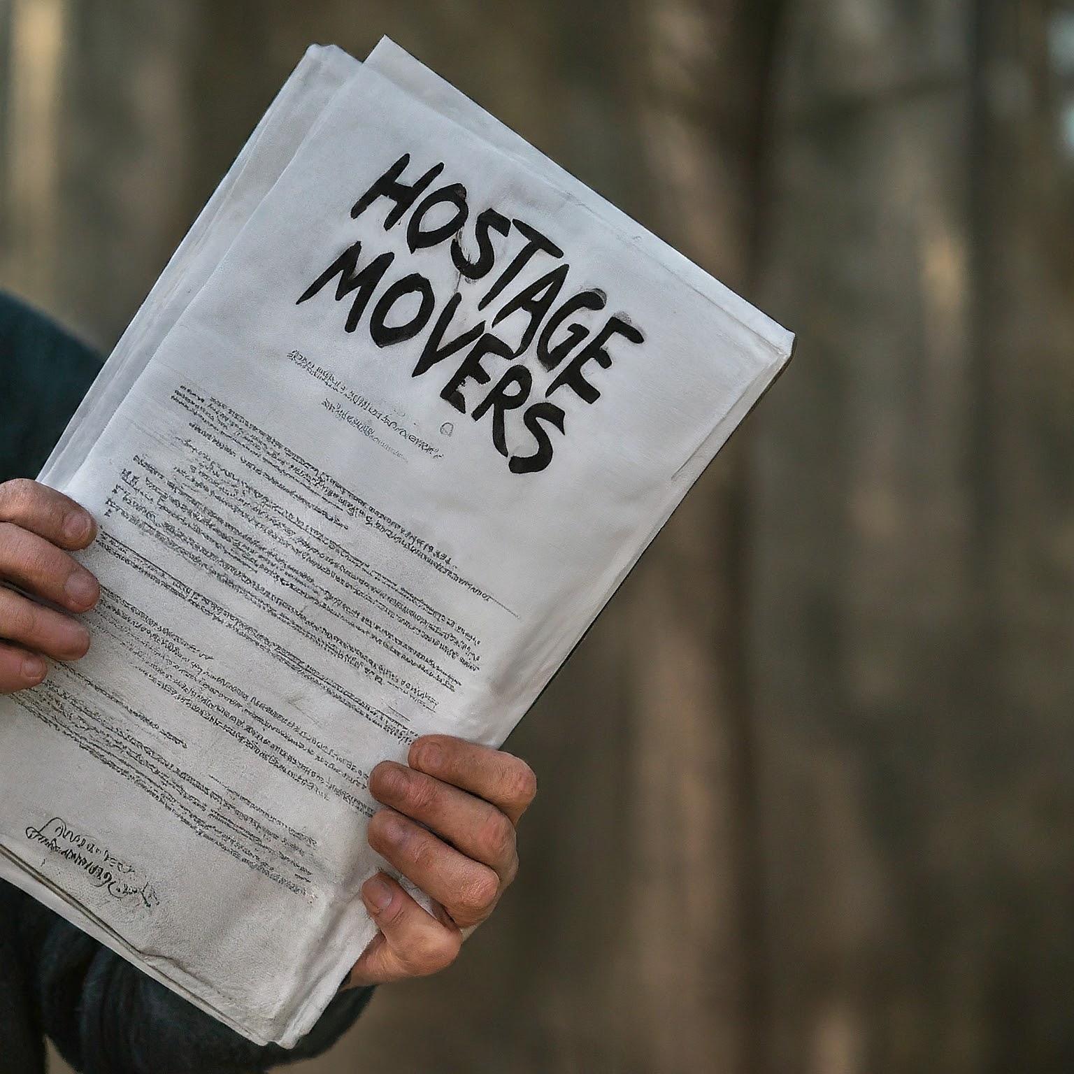 a picture of a hostage move contract